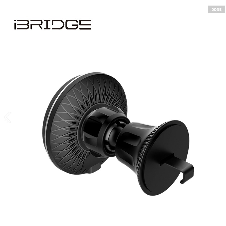 【iBRIDGE】15W磁吸式透明車載無線充電器 (IBW018)-細節圖4