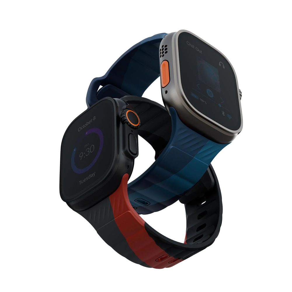 Stride DE 防水FKM橡膠不鏽鋼高質感錶帶-細節圖2