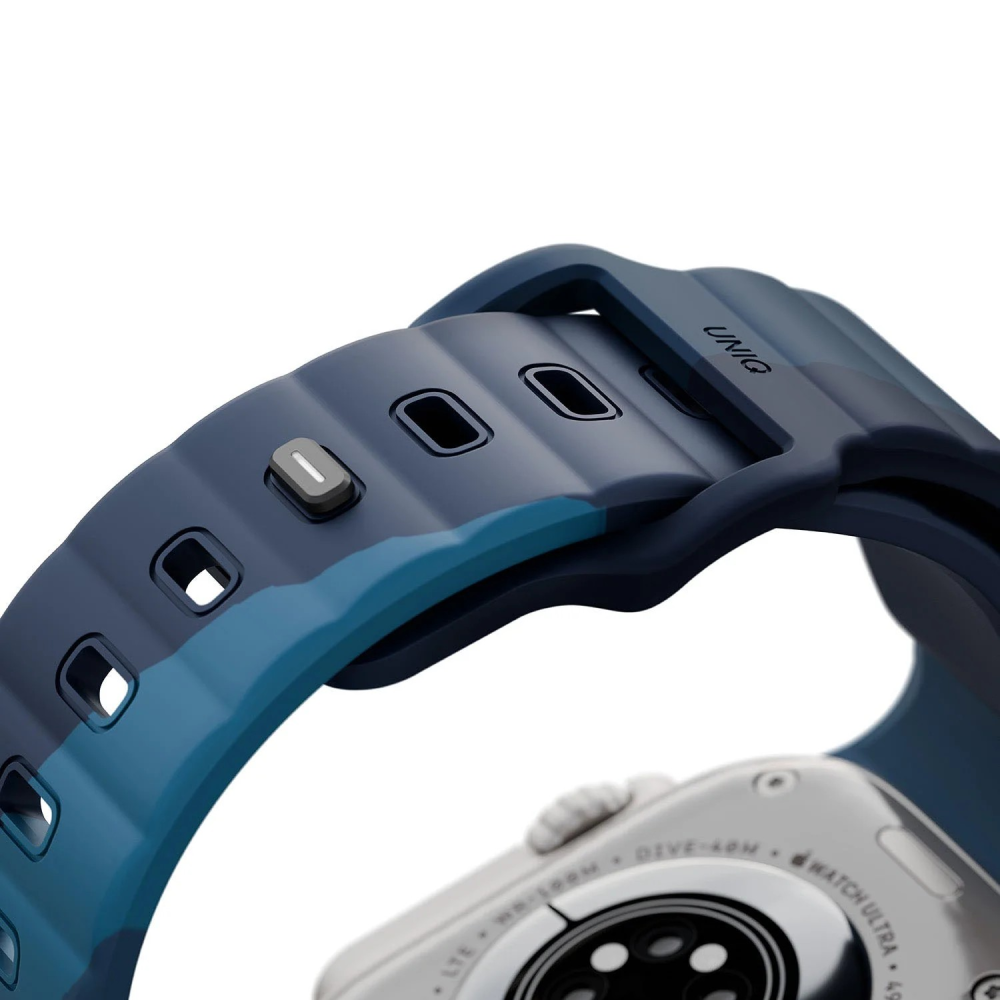 Stride DE 防水FKM橡膠不鏽鋼高質感錶帶-細節圖3