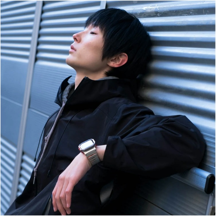 Gemini Apple Watch 雙色矽膠磁吸錶帶-細節圖2