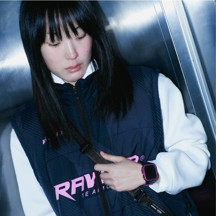 Gemini Apple Watch 雙色矽膠磁吸錶帶-細節圖3