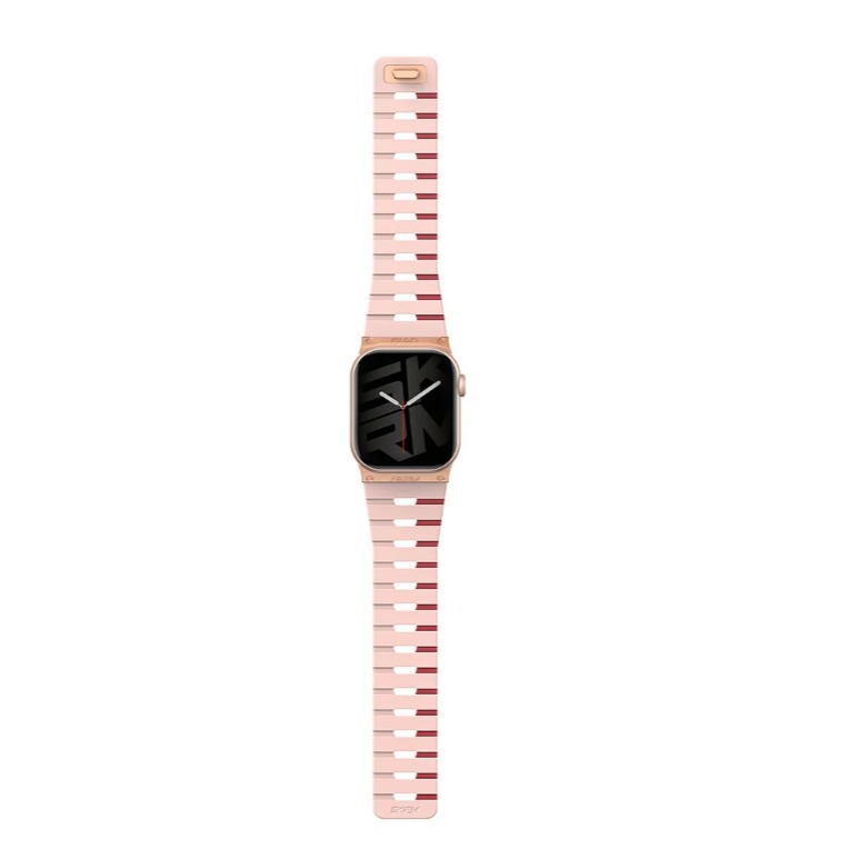 Gemini Apple Watch 雙色矽膠磁吸錶帶-細節圖5