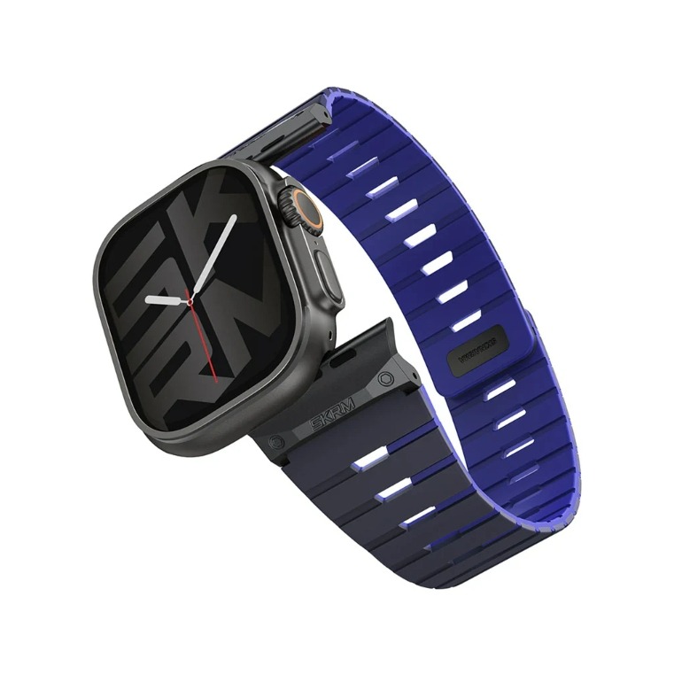 Gemini Apple Watch 雙色矽膠磁吸錶帶-規格圖9