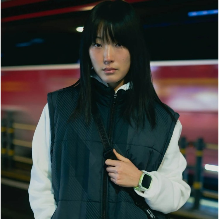 Gemini Apple Watch 雙色矽膠磁吸錶帶 夜光組-細節圖2