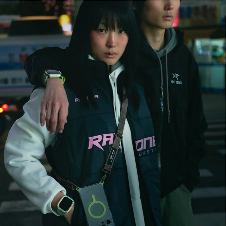 Gemini Apple Watch 雙色矽膠磁吸錶帶 夜光組-細節圖3