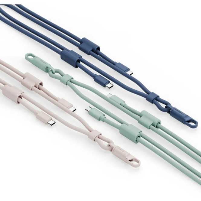 Lasso 240W 2合1充電掛繩 USB-C to USB-C 1.5m-細節圖2