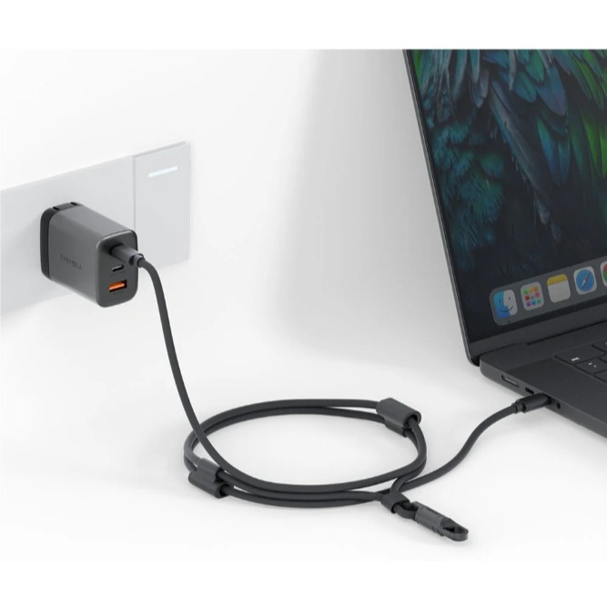 Lasso 240W 2合1充電掛繩 USB-C to USB-C 1.5m-細節圖3