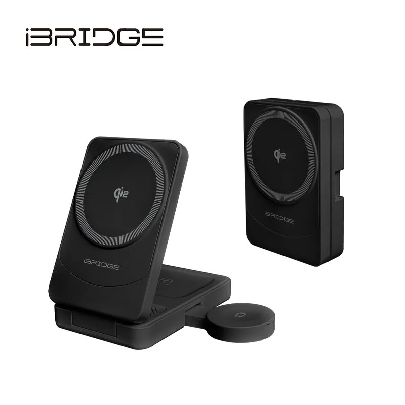 【iBRIDGE】急速Qi2三合一無線折疊充電器-規格圖1