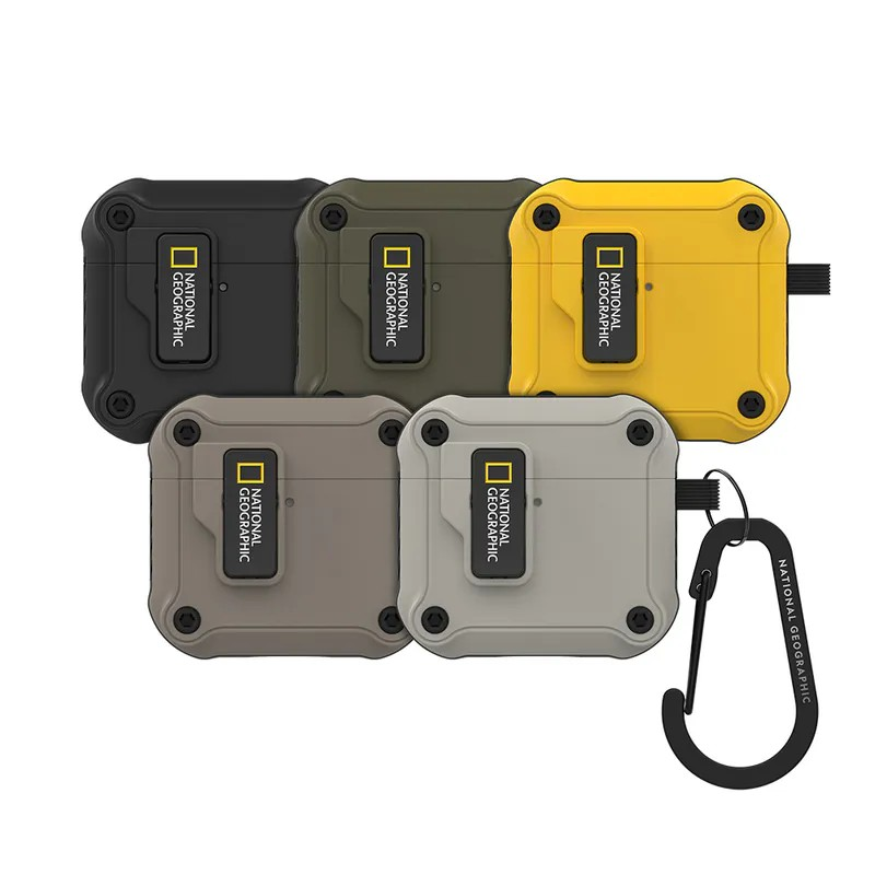 國家地理 | AirPods系列 自動開蓋耳機殼 | 卡其/黑/黃/灰-細節圖2