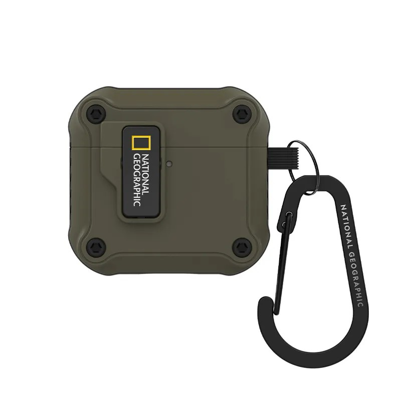 國家地理 | AirPods系列 自動開蓋耳機殼 | 卡其/黑/黃/灰-規格圖11