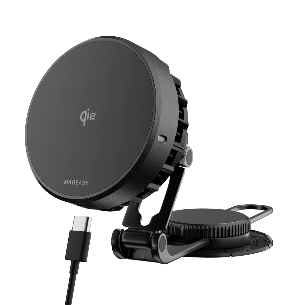 MagMount Qi2 智慧冷卻車用手機支架 (一般支架款/數位中控螢幕款)-規格圖9