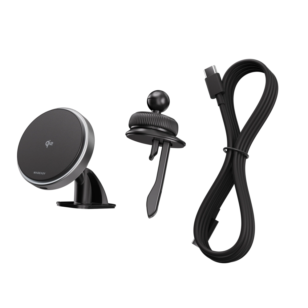MagMount Qi2 15W 車載支架（一般支架款/數位中控螢幕款）-細節圖5