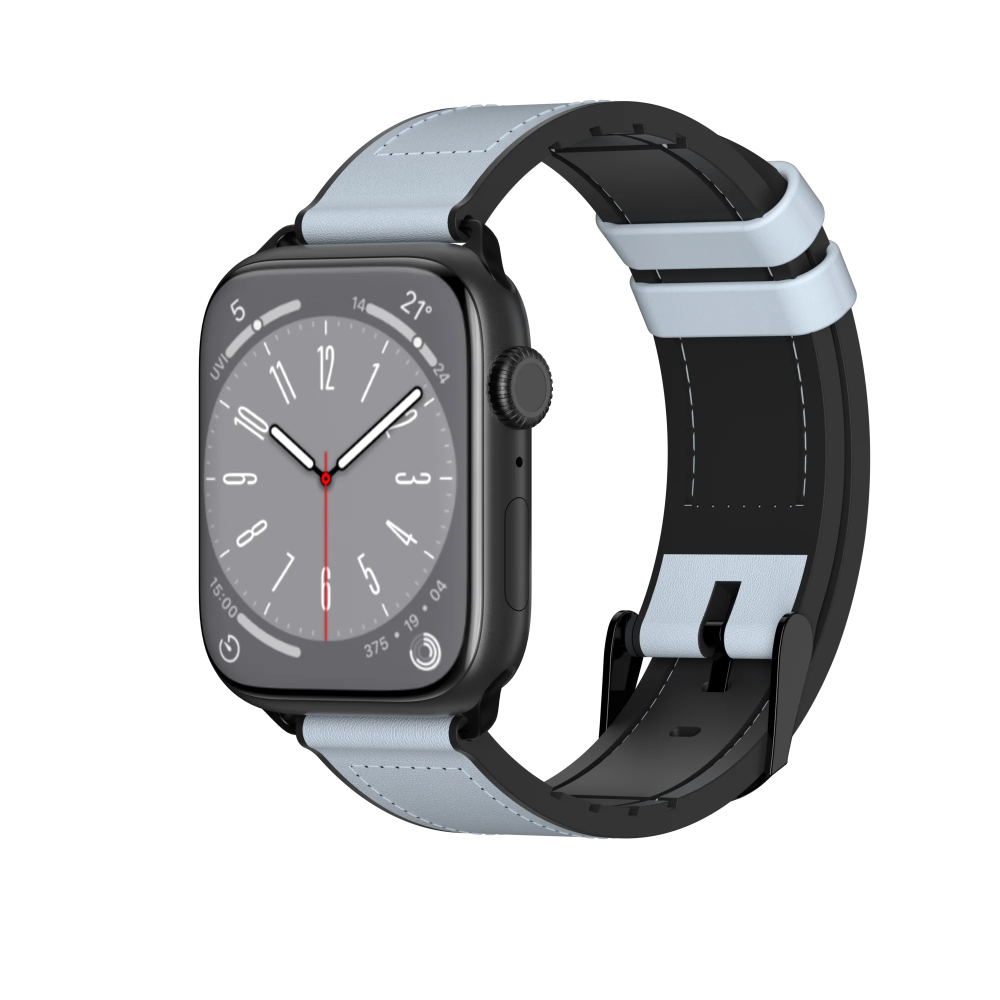 Hybrid 矽膠真皮錶帶-細節圖10