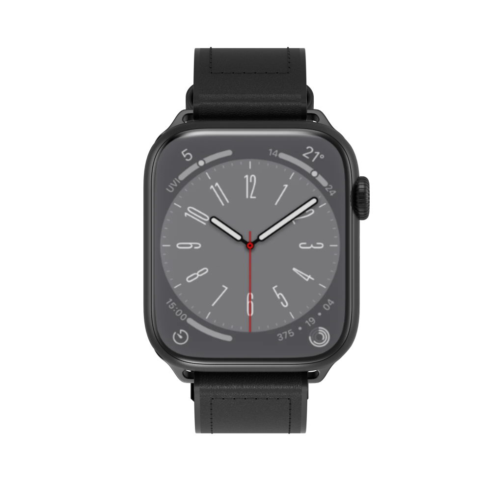 Hybrid 矽膠真皮錶帶-規格圖11