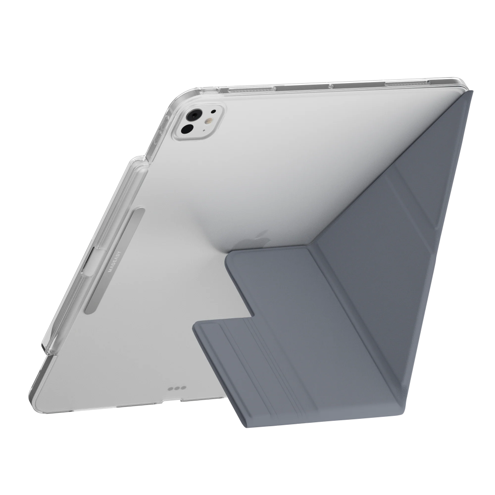 Facet 全方位支架透明背蓋保護套 (筆槽款)-細節圖5