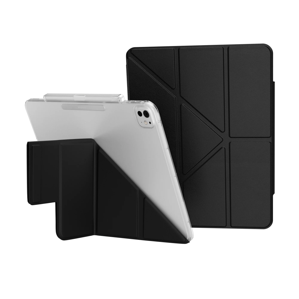 Facet 全方位支架透明背蓋保護套 (筆槽款)-規格圖7