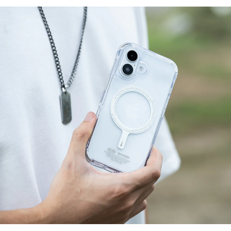 SKINARMA 日本東京 Saido 低調風格磁吸防摔手機殼 附掛繩環 iPhone 16 系列-細節圖6