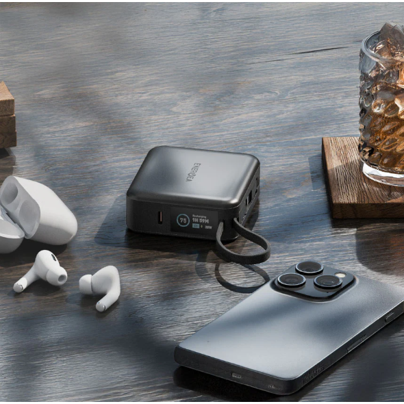 ENERGEA Mini+10000mAh 磁吸帶線行動電源 USB-C to USB-C｜WH標示-細節圖5