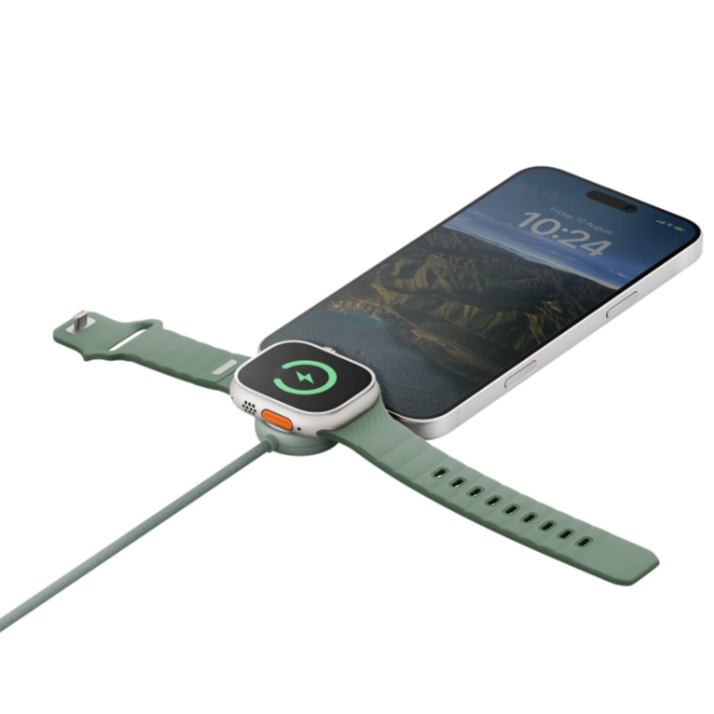 Flow Duo USB-C to USB-C+Apple Watch 二合一手錶充電線 1.5-細節圖4