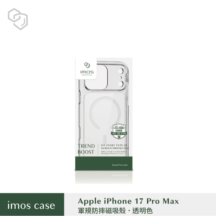 iPhone17 Pro Max 磁吸軍規防震保護殼-5色-規格圖1