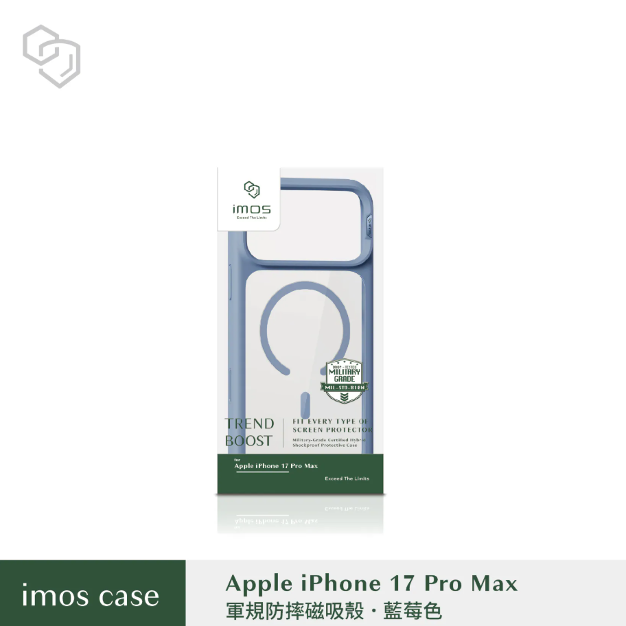 iPhone17 Pro Max 磁吸軍規防震保護殼-5色-規格圖1