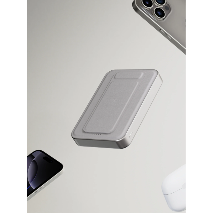 Allite LITE 超薄充 10000 mAh Qi2 磁吸支架行動電源（ 產品標示 Wh，可帶上飛機 ）-細節圖2