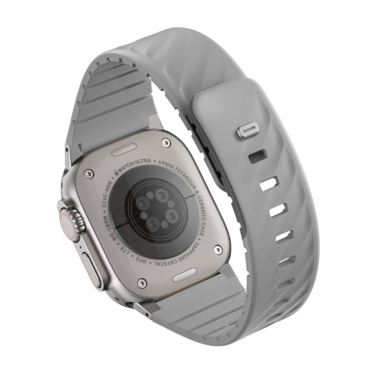 UNIQ 新加坡 Fluo Apple Watch 雙錶扣組合磁吸錶帶-細節圖5