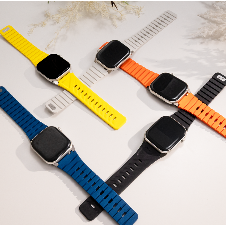 UNIQ 新加坡 Fluo Apple Watch 雙錶扣組合磁吸錶帶-細節圖8