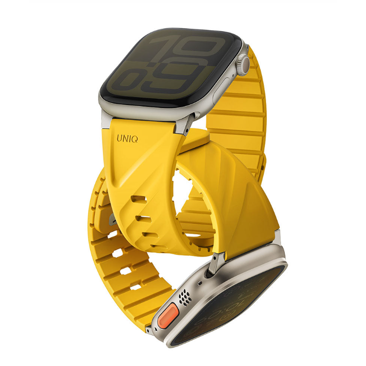 UNIQ 新加坡 Fluo Apple Watch 雙錶扣組合磁吸錶帶-規格圖8