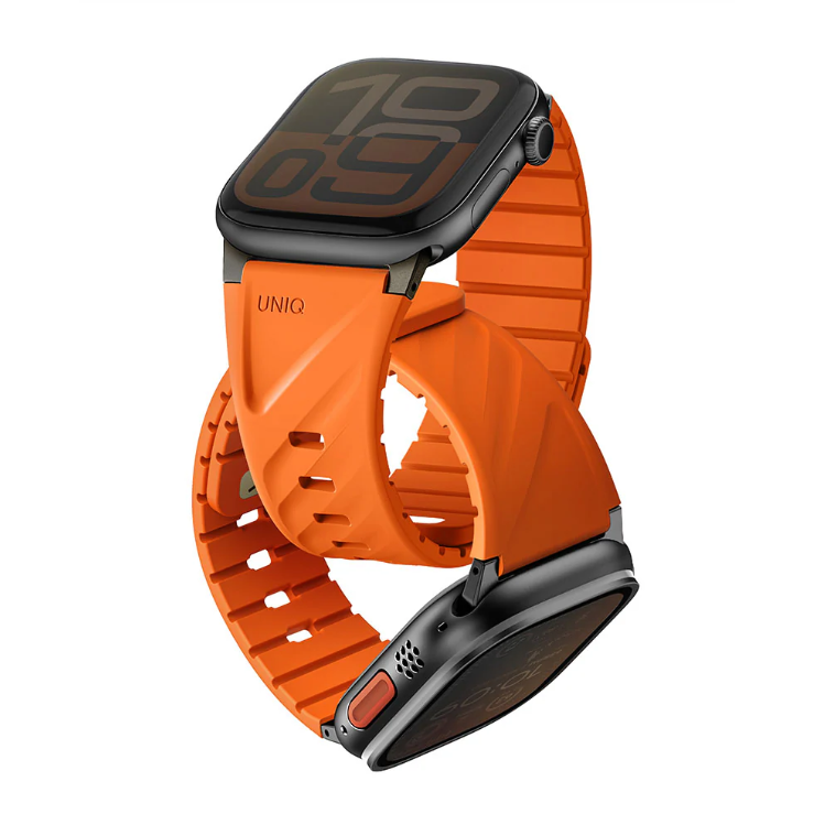 UNIQ 新加坡 Fluo Apple Watch 雙錶扣組合磁吸錶帶-規格圖8