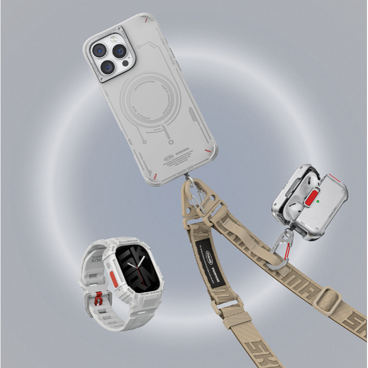 SKINARMA 日本東京 Mecha Apple Watch 一體成形錶帶-細節圖4