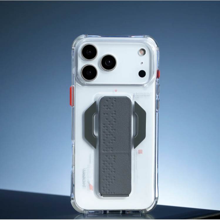 SKINARMA 日本東京 Haxa 黑色巨牆磁吸支架防摔手機殼 iPhone 17 Pro / Pro Max-細節圖3