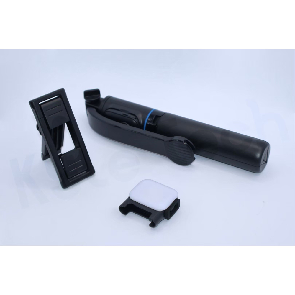 可拆式補光燈自拍桿三腳架（有燈版）| 藍芽遙控 一體收納-細節圖5