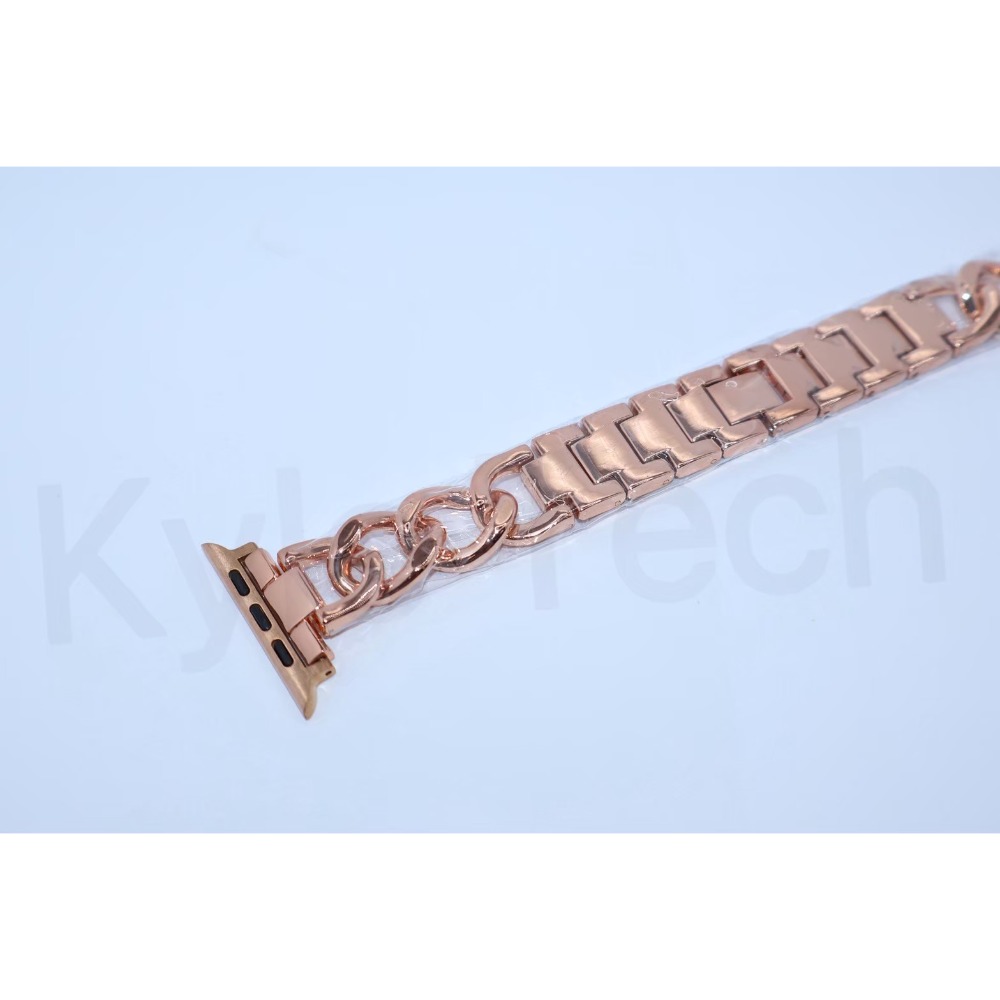 Apple Watch荔枝紋八芒星磁吸錶帶 | 真皮質感 一秒吸附 全系列兼容-規格圖10