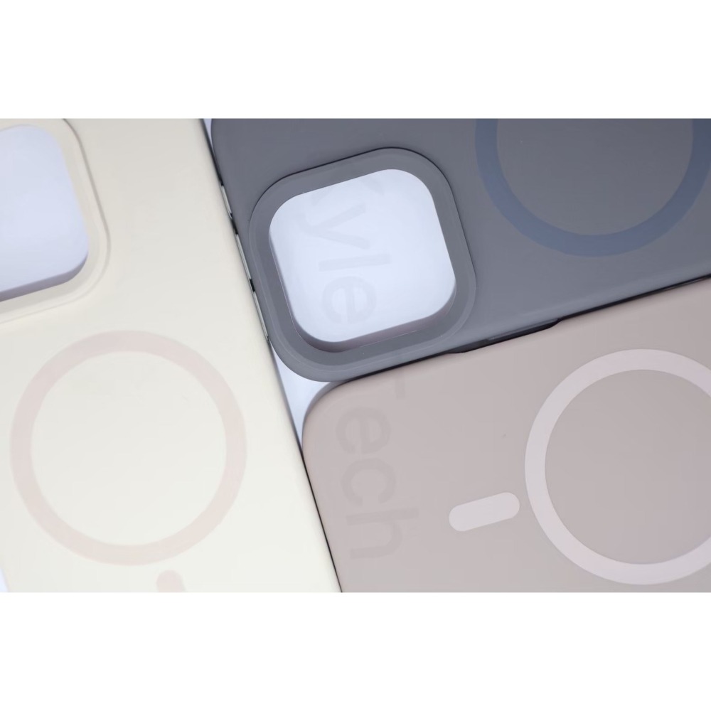 柔霧液態矽膠磁吸手機殼-霧面灰-細節圖3