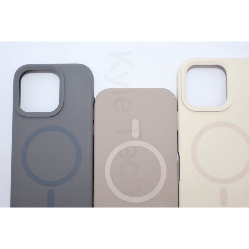 柔霧液態矽膠磁吸手機殼-霧面灰-細節圖4