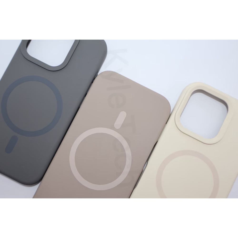 柔霧液態矽膠磁吸手機殼-霧面灰-細節圖5