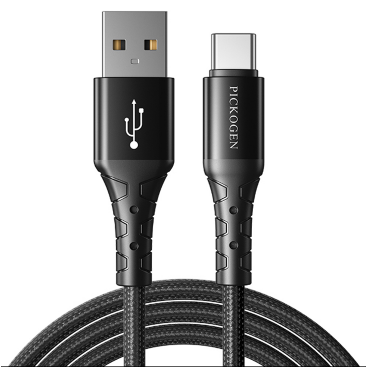 PICKOGEN USB-A to Type-C充電線傳輸線編織線 1M/2M-規格圖1
