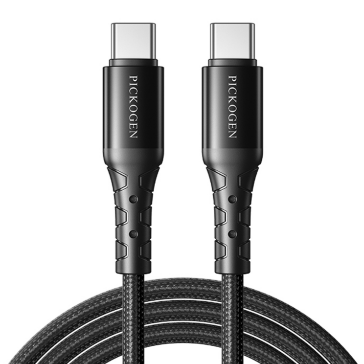 PICKOGEN 雙Type-C/PD充電線傳輸線編織線快充線 1M/2M 支援iPhone17/安卓-規格圖1