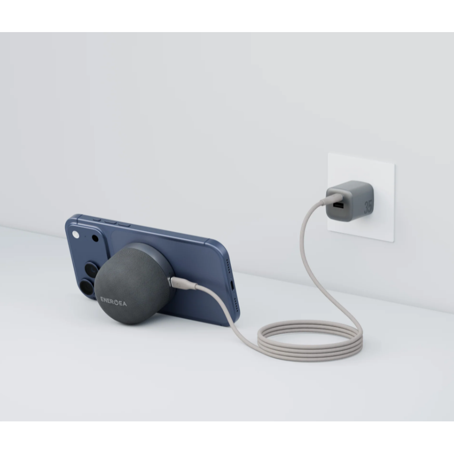 ENERGEA 新加坡 MagAudio Go Plus 磁吸無線充電座隨身音箱 (附繩帶)-細節圖4