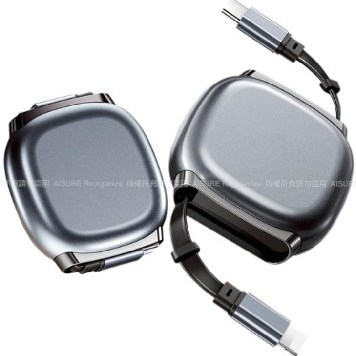 DA 雙向伸縮快充線USB-C to Lightning 27W-規格圖1