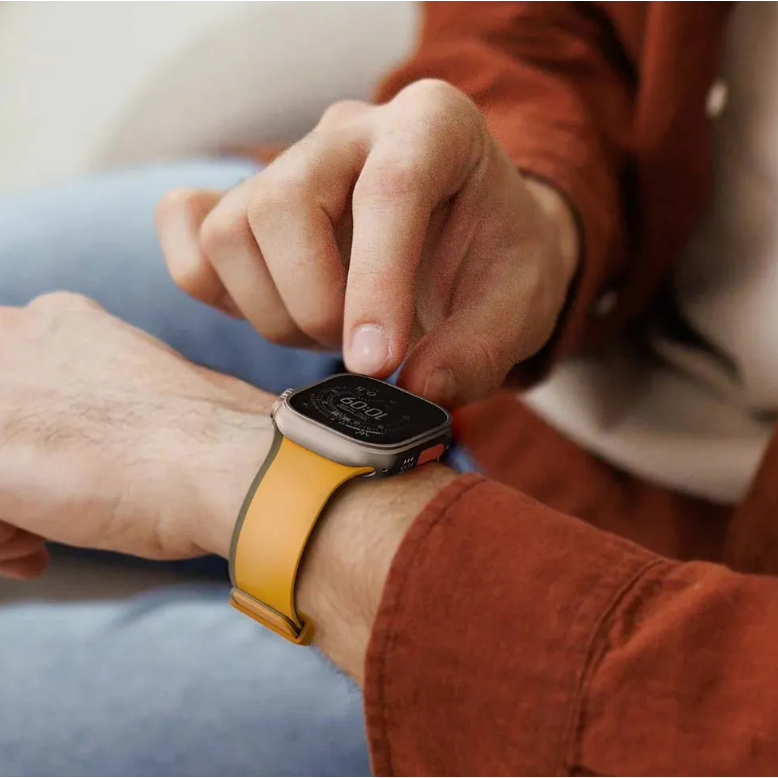 Revix 4th Apple Watch 雙色矽膠磁吸錶帶-細節圖2