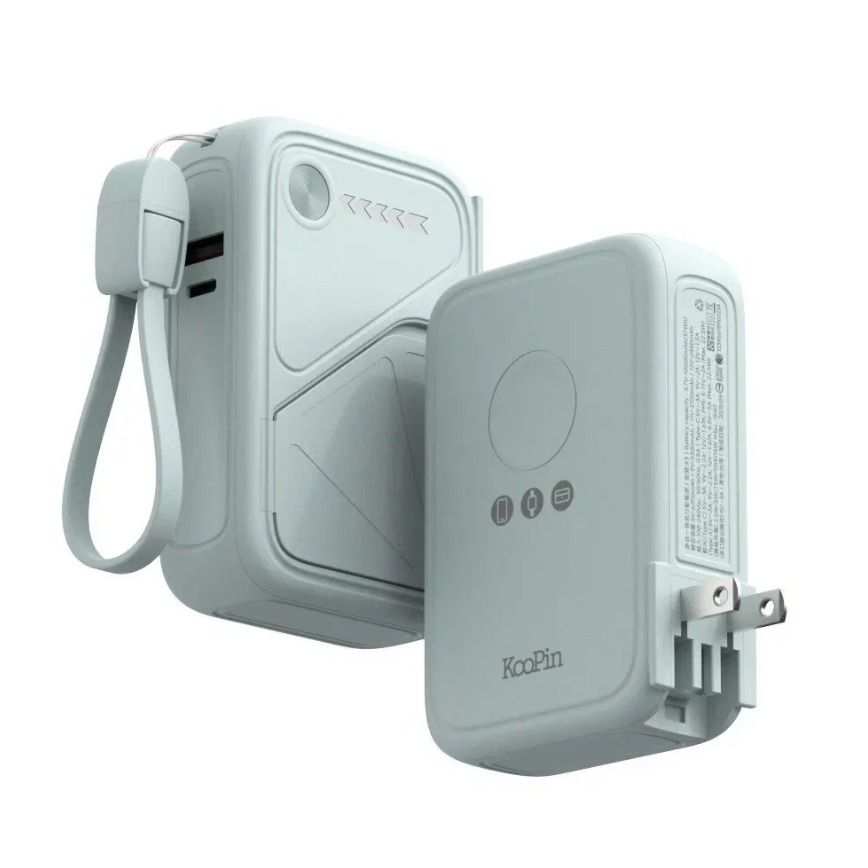KooPin台灣製造 X3固態電芯 20W八合一快充行動電源10000mAh(CCC認證/快充/磁吸)-規格圖2