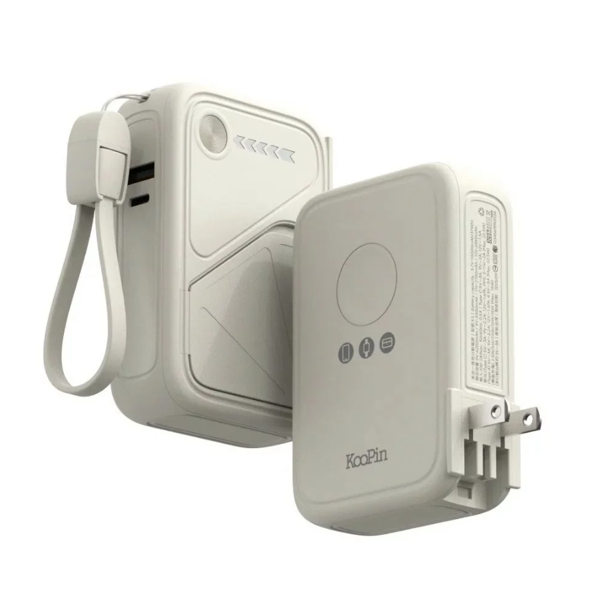 KooPin台灣製造 X3固態電芯 20W八合一快充行動電源10000mAh(CCC認證/快充/磁吸)-規格圖2