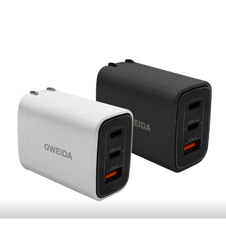 Oweida 極速充電組 67W氮化鎵充電頭+100W C to C 150cm編織漁網快充線-細節圖2