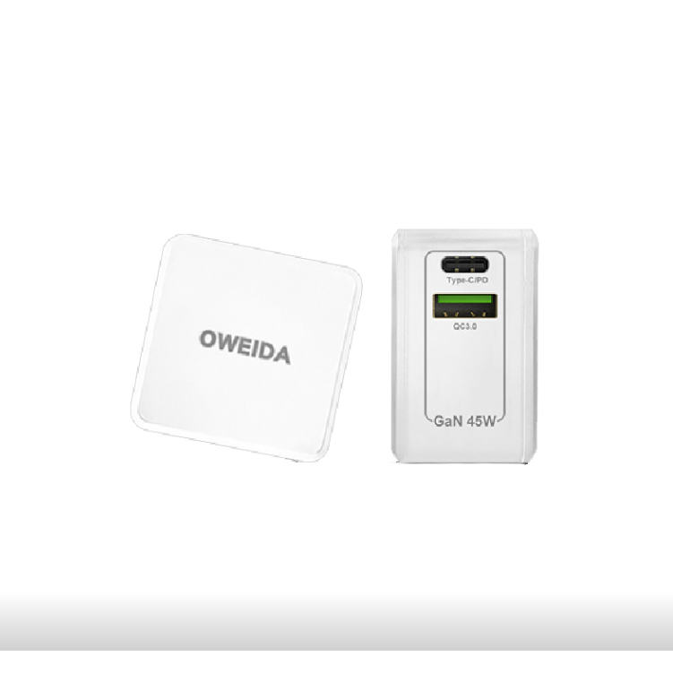 Oweida GaN PD+QC3.0 氮化鎵電源供應器-45W-規格圖2