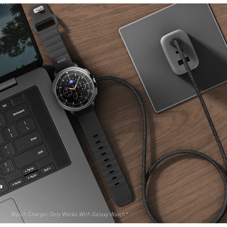ENERGEA USB-C to USB-C+Samsung Watch 二合一手錶充電線 1.5M-細節圖3