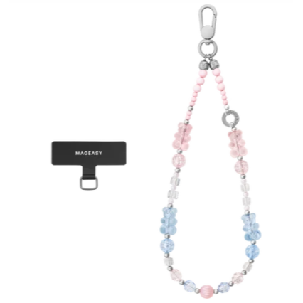 Beaded Wrist Strap 串飾手腕掛繩 / 掛繩片組 軟糖熊-細節圖2