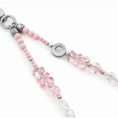 Beaded Wrist Strap 串飾手腕掛繩 / 掛繩片組 軟糖熊-細節圖3