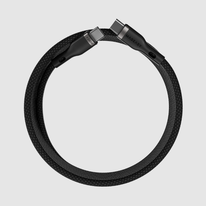 Magnetic Wire USB-C to USB-C 磁吸快充 / 傳輸編織線（240W/60W）-細節圖2